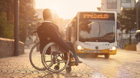 Barrierefrei Busfahren in Hessen