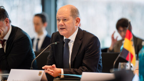 Gespräch mit dem Bundeskanzler zur Flüchtlingspolitik