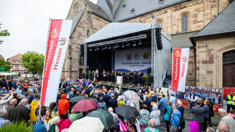 Bühne am Hessentag 2024 in Fritzlar