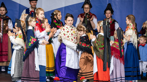 Ministerpräsident Rhein bei der Eröffnung des "Trachtenland Hessen"